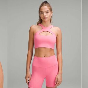Lululemon Bend This Scoop and Cross Bra Light Support, A-C Cups, Sakura XXS/XS